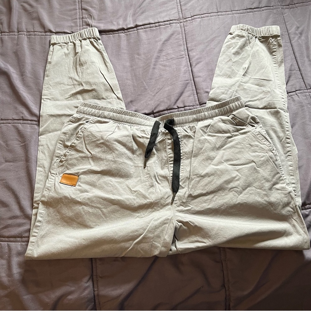 gray joggers